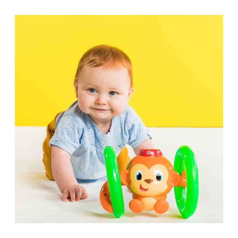 BRIGHT STARTS Petit singe Roll & Glow