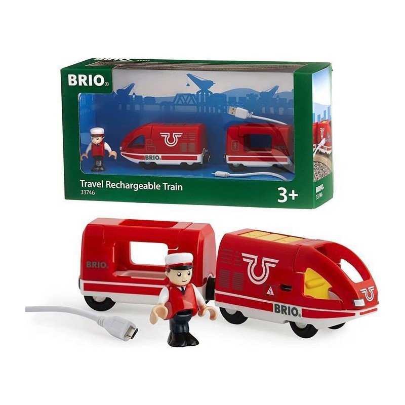 BRIO World - 33746 - Rechargeable Traveler Train