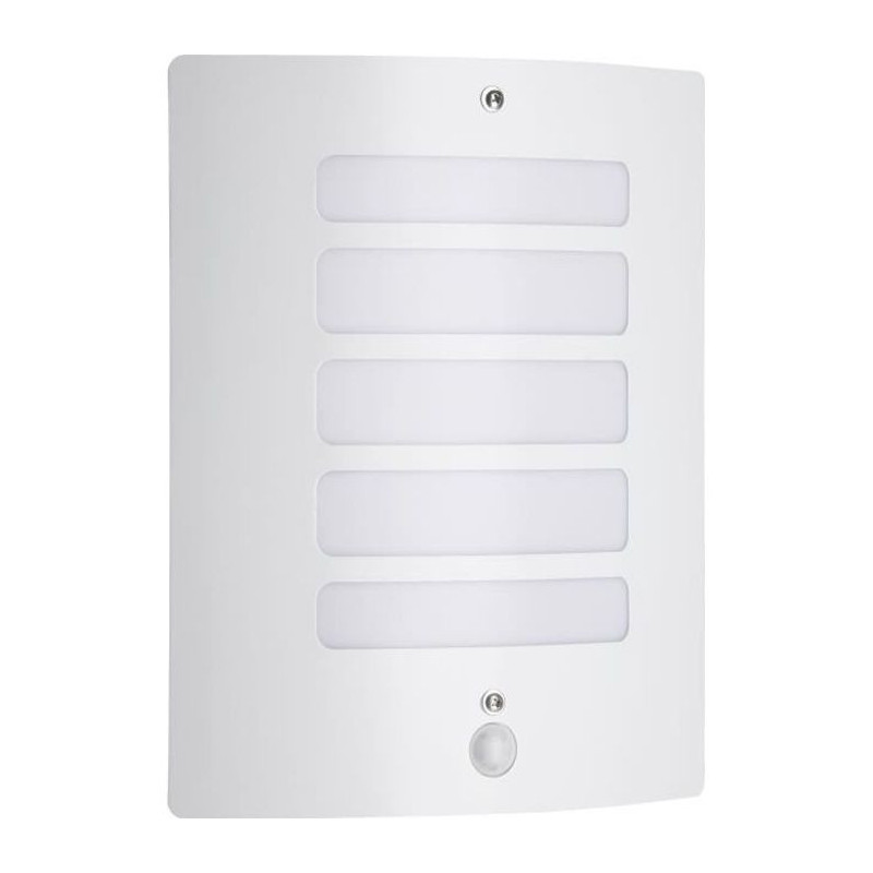 TODD-Outdoor Wall Lamp with Detector H29cm Brilliant White