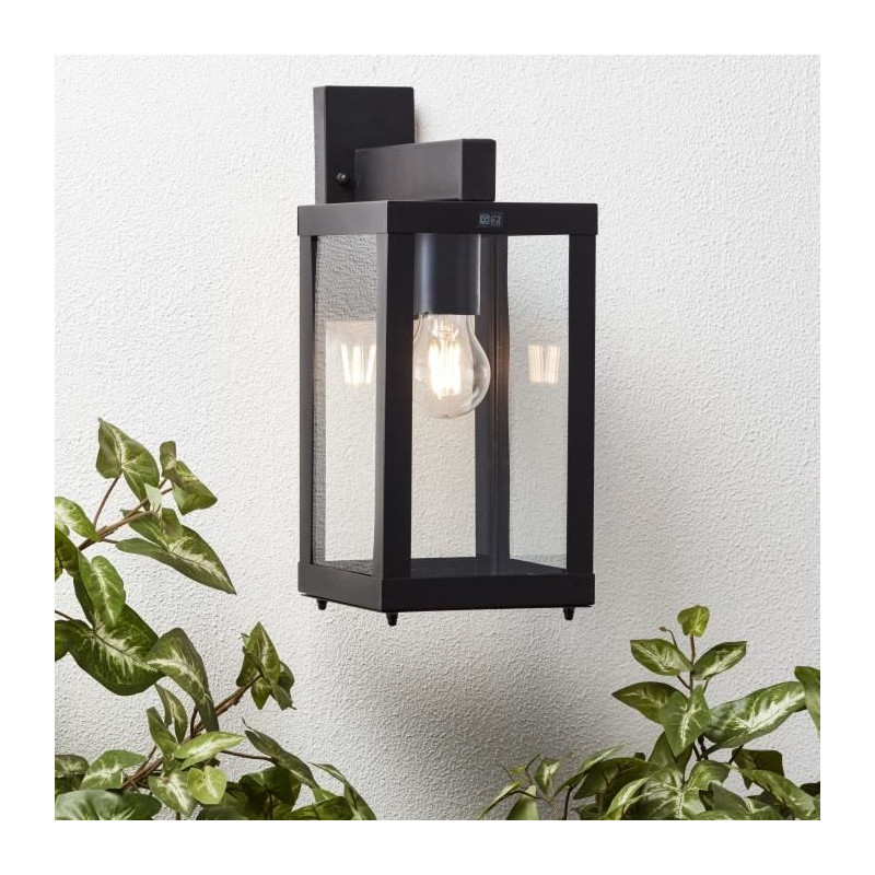 BRILLIANT Outdoor Wall Light GAIA - E27 - 1x60W - Black color