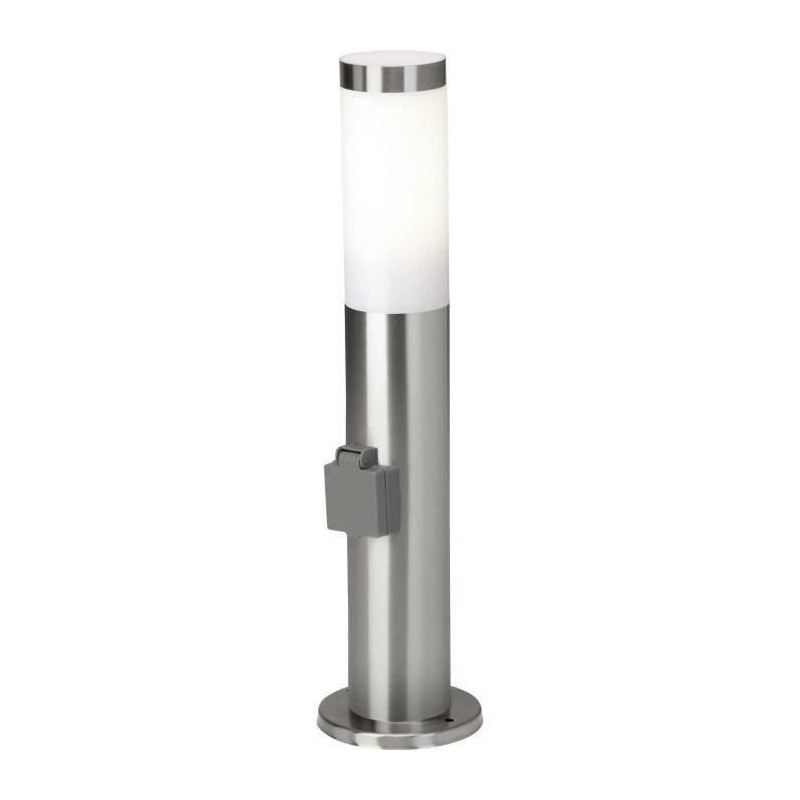 BRILLIANT CHORUS LED table lamp - E27 - 1x10W - Steel color