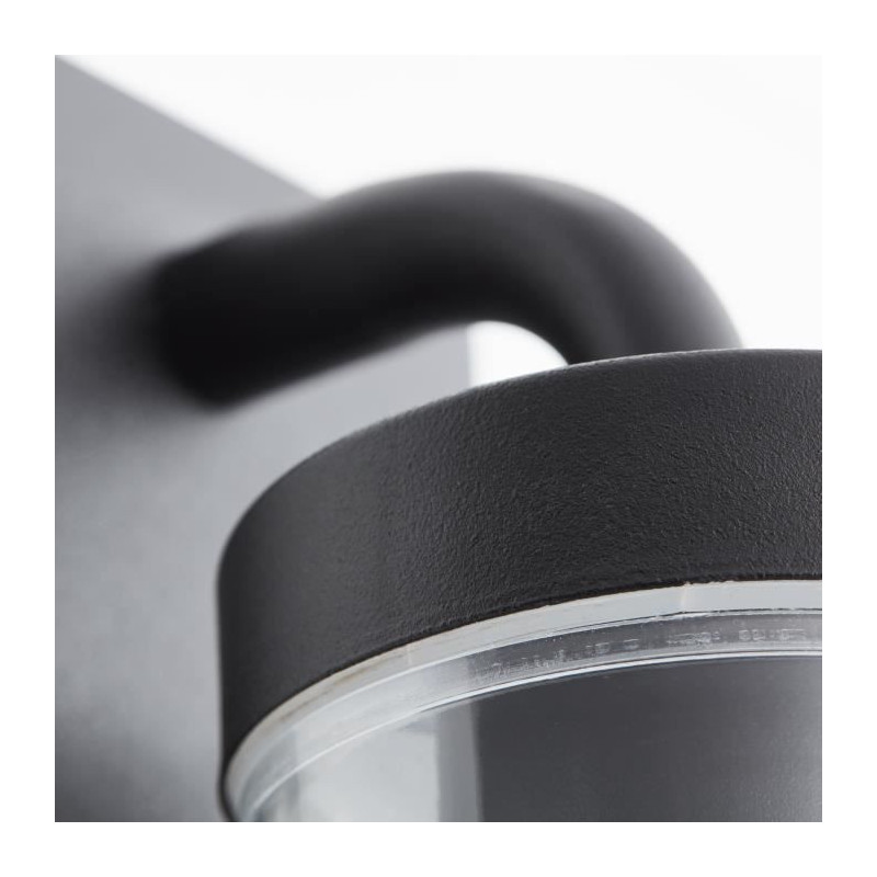 Brilliant - Aosta Outdoor applique - Descendant - Depoli black color -