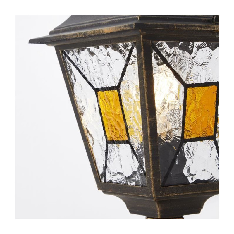 Janel Outdoor terminal, Dore black, E27 max 60w, bulb not included