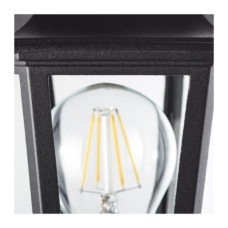 Carleen Outdoor Applique, Black, E27 MAX 60W, bulb not included