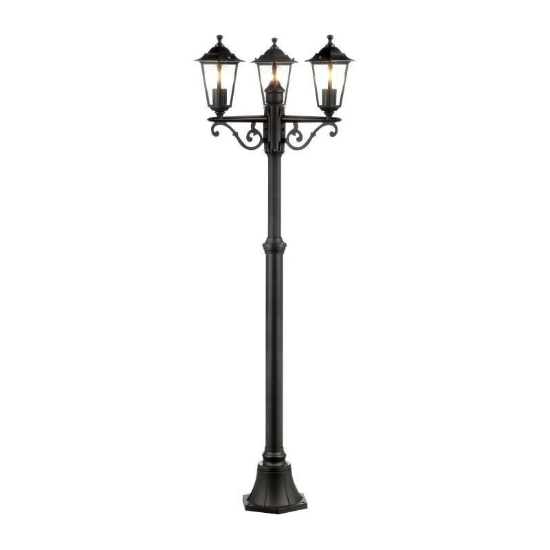 Carleen Outdoor Lamp 3L, Black, E27 Max 60W, bulb not included