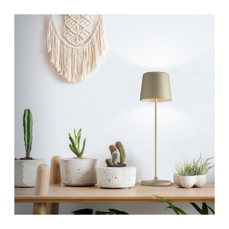 KAAMI BRILLIANT LED table lamp - Metal and plastic - Cappuccino - 2W -