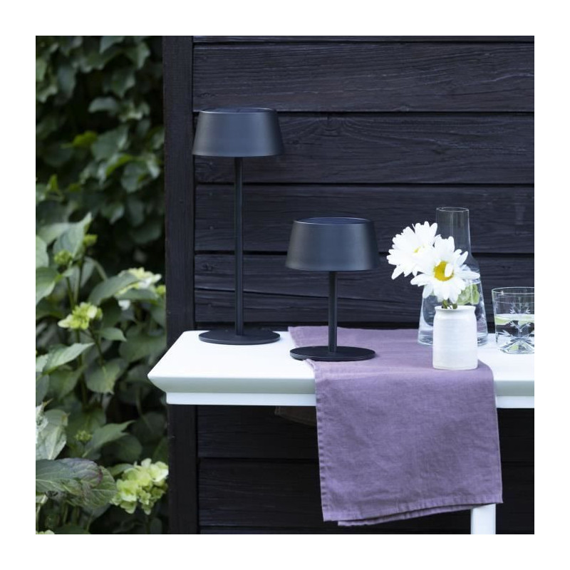 Outdoor table lamp - BRILLIANT - PICCO - LED and solar - Metal and pla
