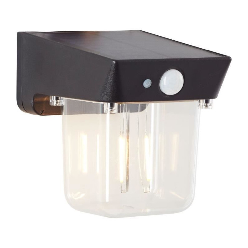 Outdoor wall light - BRILLIANT - PARSON - LED and solar - Motion detec