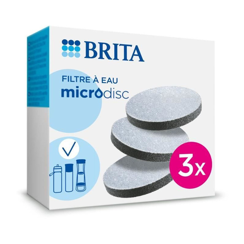 Pack of 3 Micro Disc Brita filters