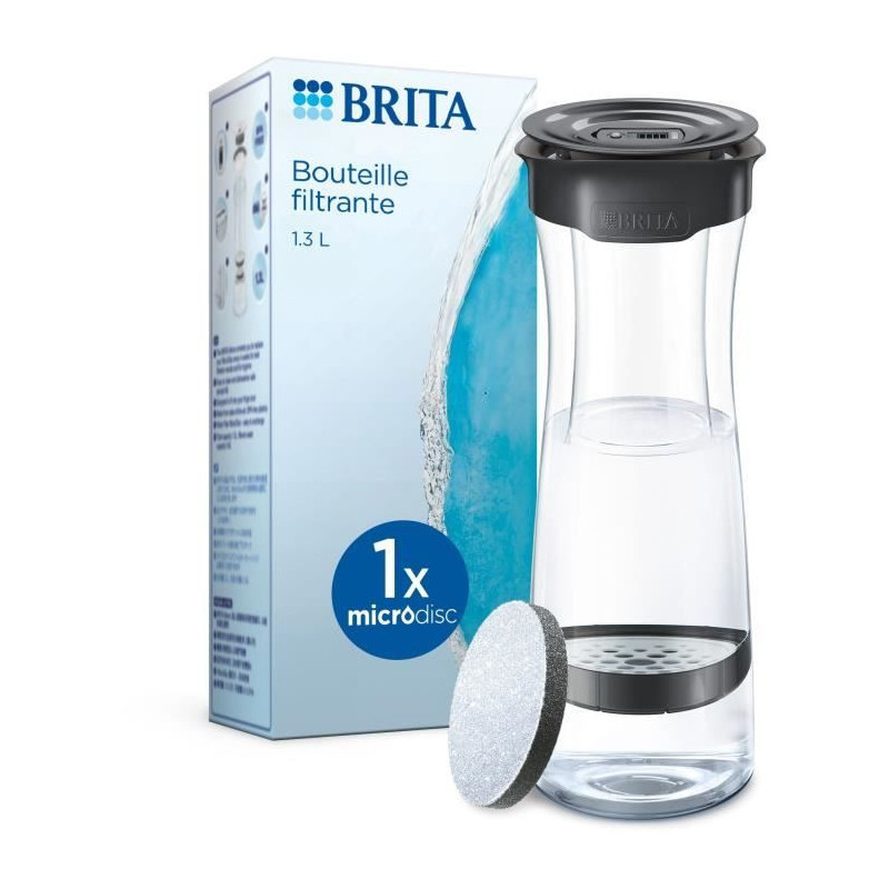 Brita Fill & Serve filter bottle - 1.3 l - gray
