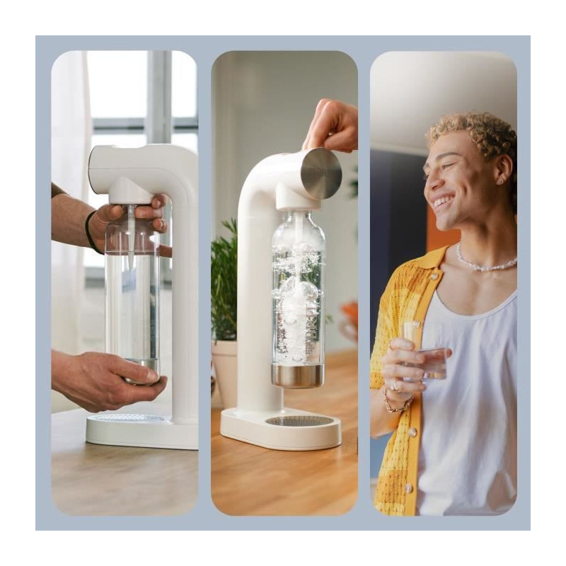 BRITA sodaONE sparkling water machine - white
