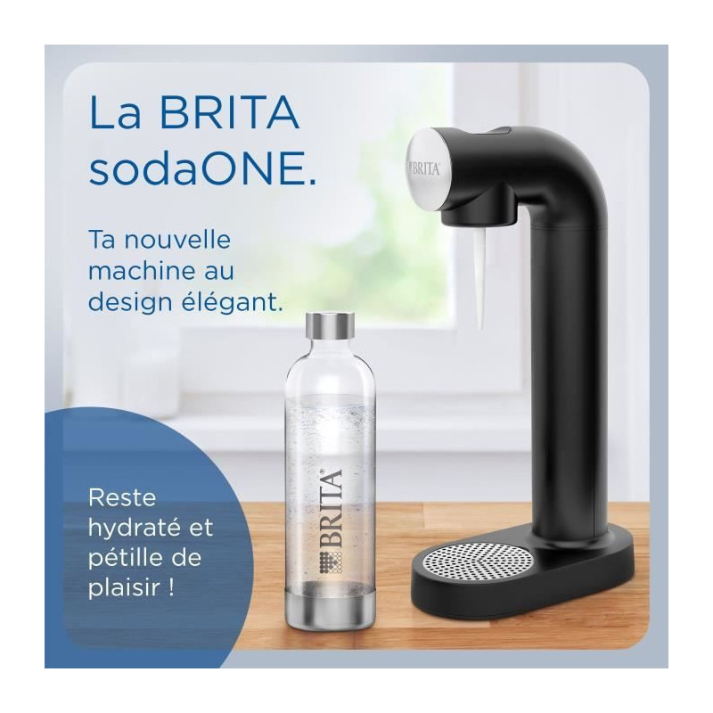BRITA sodaONE sparkling water machine - white