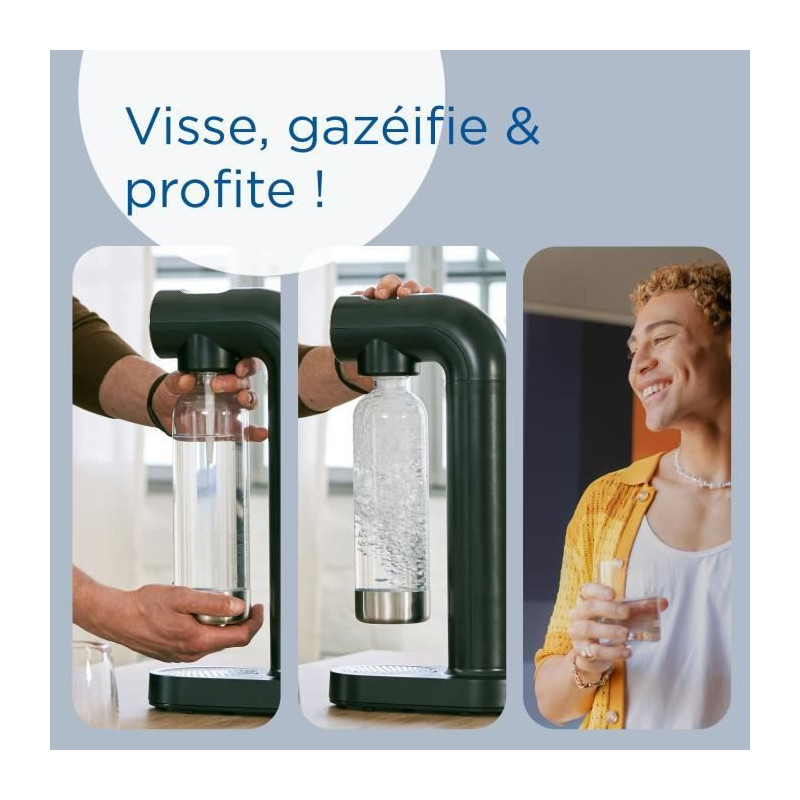BRITA sodaONE sparkling water machine - black