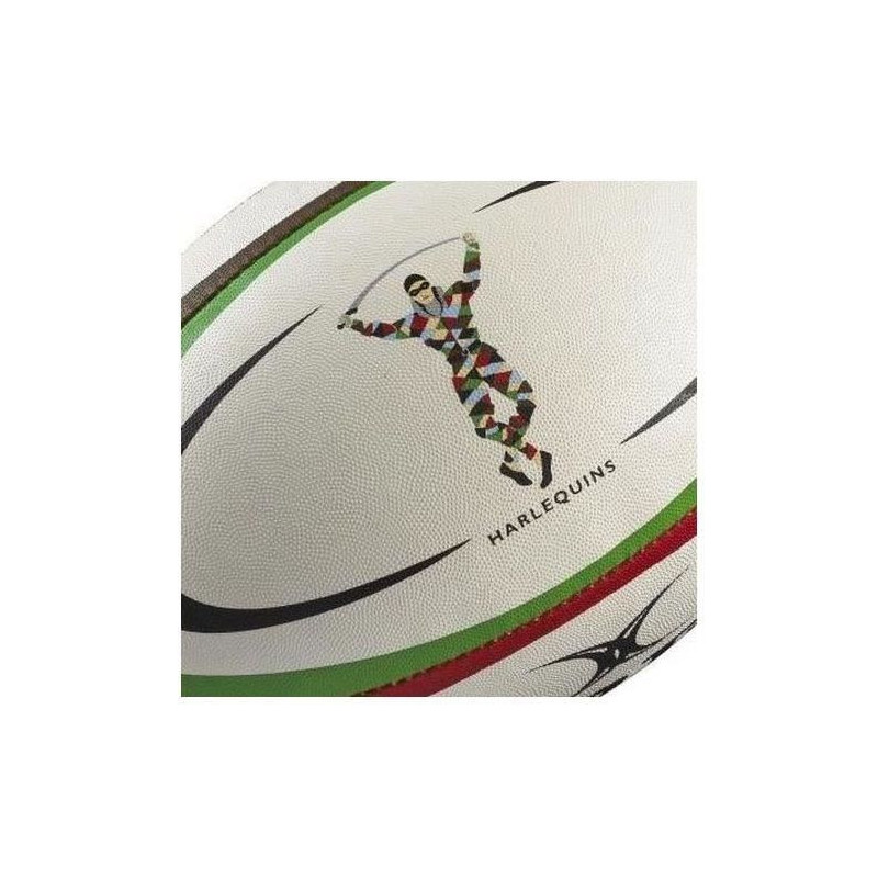 GILBERT Rugby Ball REPLICA - Harlequins - Size Midi