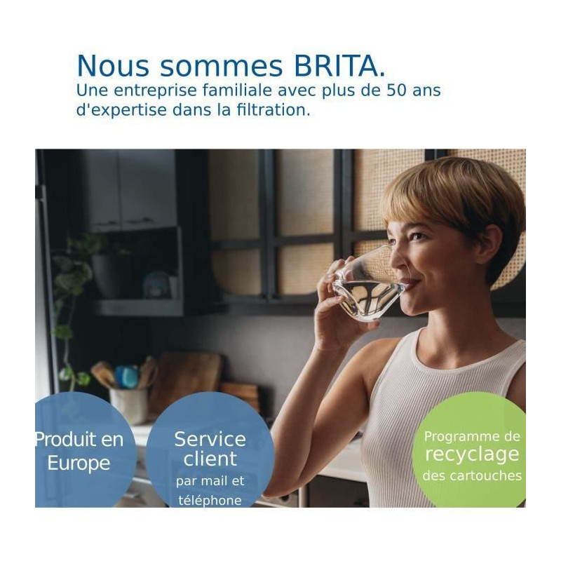 Brita Carafe filter Marella Bleue XL (3.5l) included 1 Maxtra Pro All-