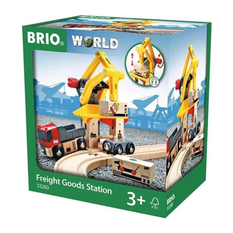 BRIO World - 33280 - Freight Loading Crane
