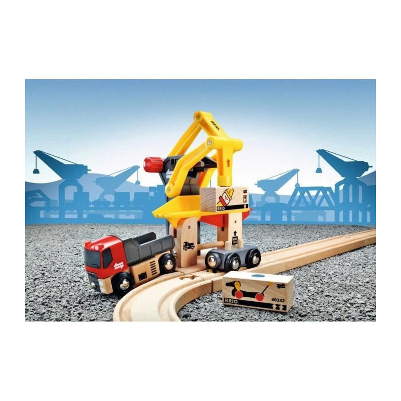 BRIO World - 33280 - Freight Loading Crane
