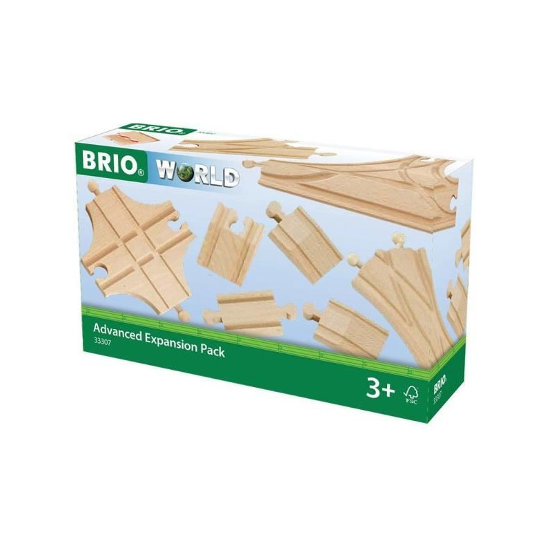 BRIO World - 33307 - Evolution Avance 11 Rails Box - Accessory for woo