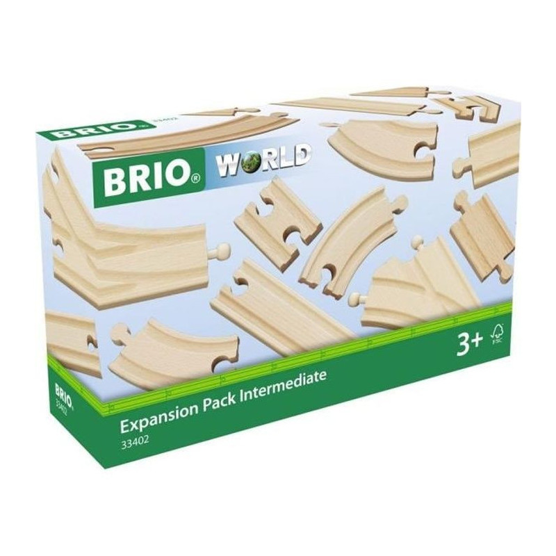 BRIO World - 33402 - Intermediate Evolution Set -16 Rails