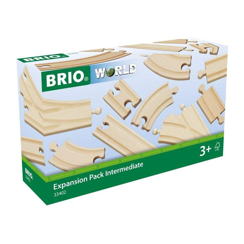 BRIO World - 33402 - Intermediate Evolution Set -16 Rails