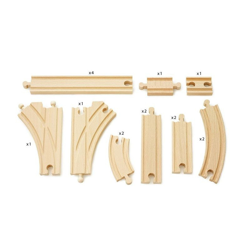 BRIO World - 33402 - Intermediate Evolution Set -16 Rails
