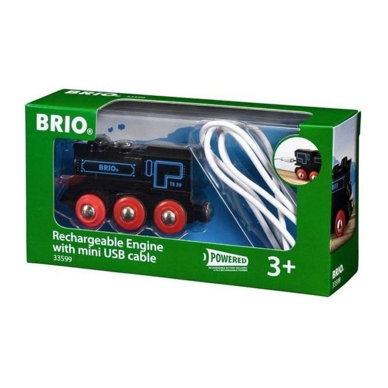 BRIO World - 33599 - Locomotive Rechargeable