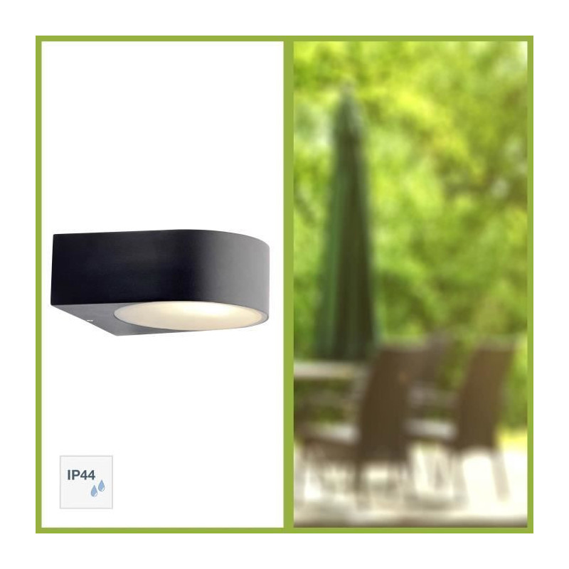Outdoor wall light TYLER Black bulb E27 max 60 W - Brilliant
