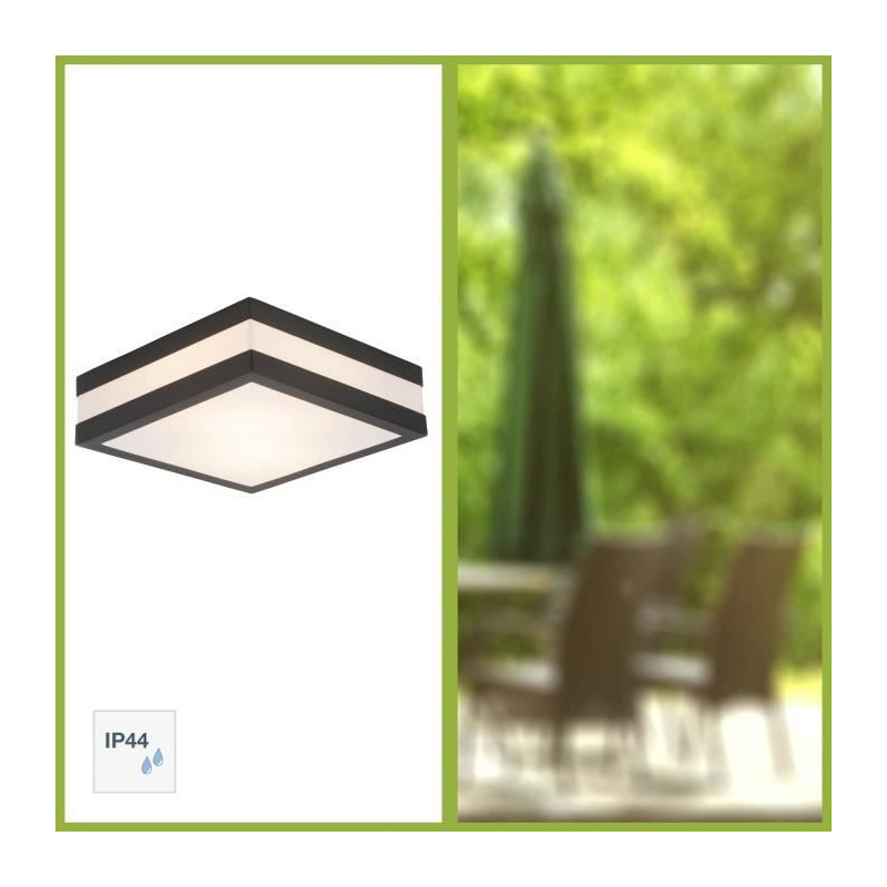 MATTEO Outdoor ceiling light in anthracite