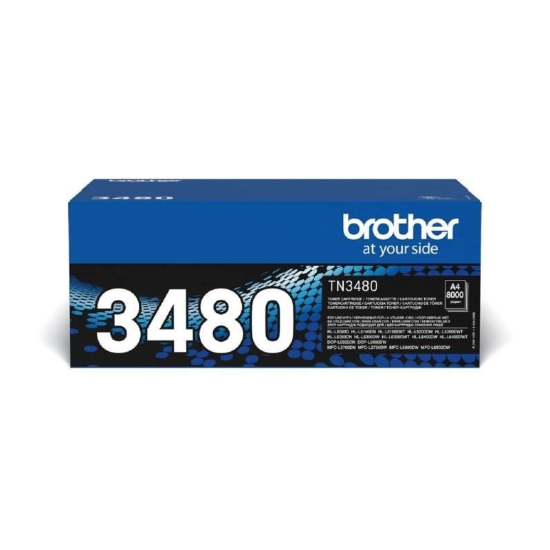 BROTHER TN3480 - Toner Cartridge - High Yield - Original - Black