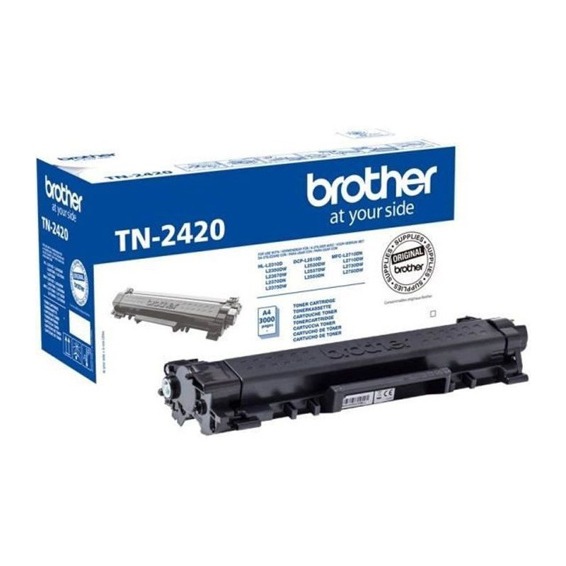 BROTHER TN2420 High Capacity Black Toner - 3000 Pages
