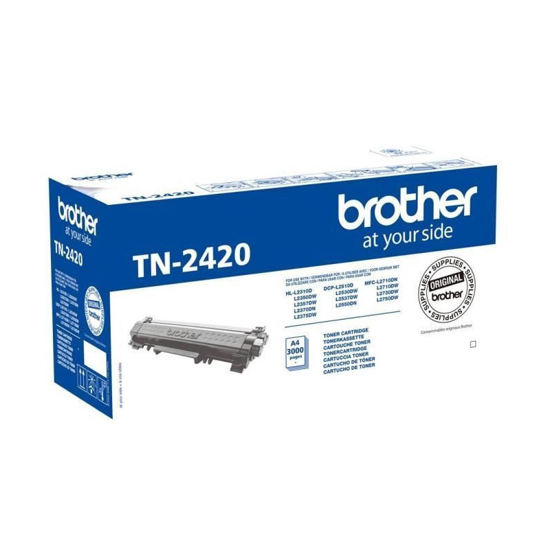 BROTHER TN2420 High Capacity Black Toner - 3000 Pages