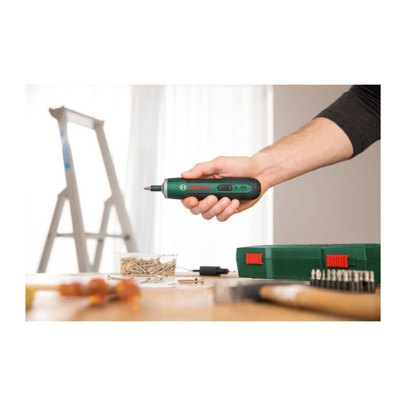 BOSCH PushDrive Cordless Screwdriver - Lithium Ion Battery