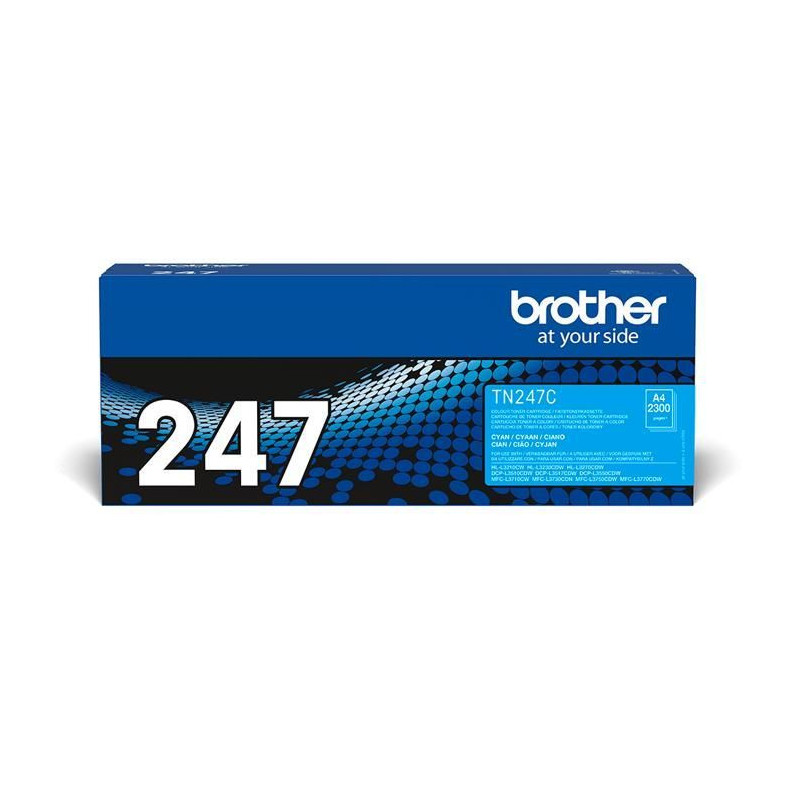 High capacity cyan toner - BROTHER - TN247C - 2300 pages