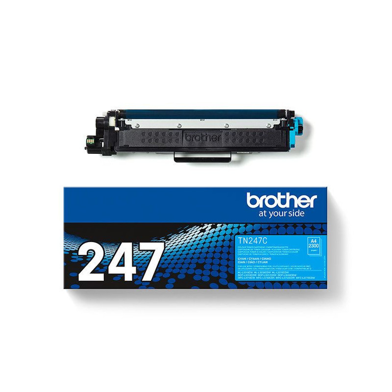 High capacity cyan toner - BROTHER - TN247C - 2300 pages
