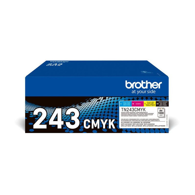 BROTHER 4 Toner Pack - Original Consumables (TN-243CMYK)