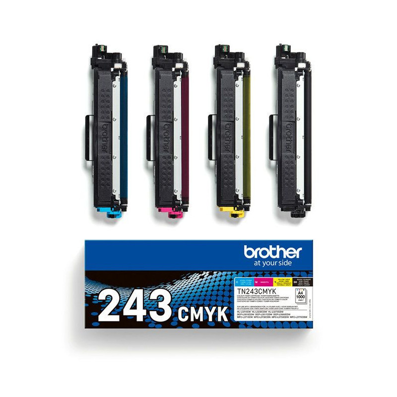 BROTHER 4 Toner Pack - Original Consumables (TN-243CMYK)