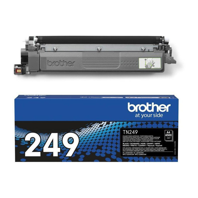 Very high capacity black toner Brother TN249BK - 4500 pages