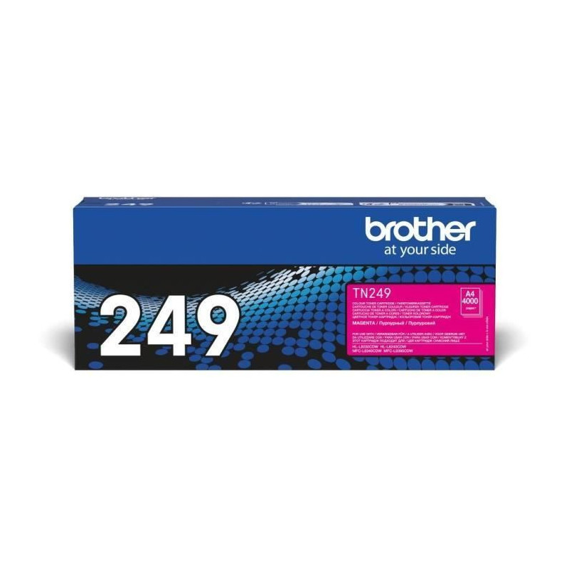 Very high capacity toner - BROTHER - TN249M - Magenta - 4000 pages