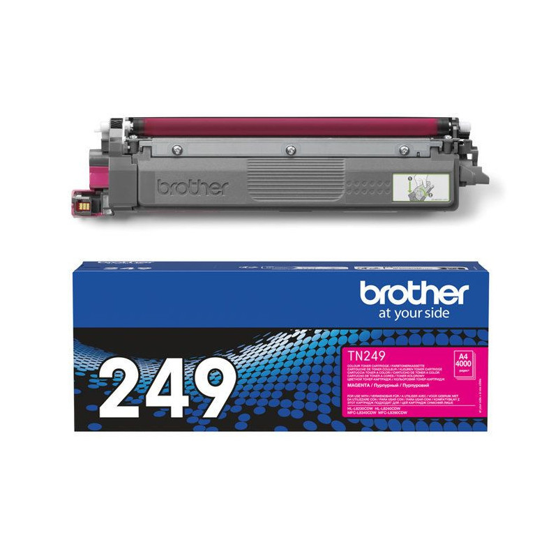Very high capacity toner - BROTHER - TN249M - Magenta - 4000 pages