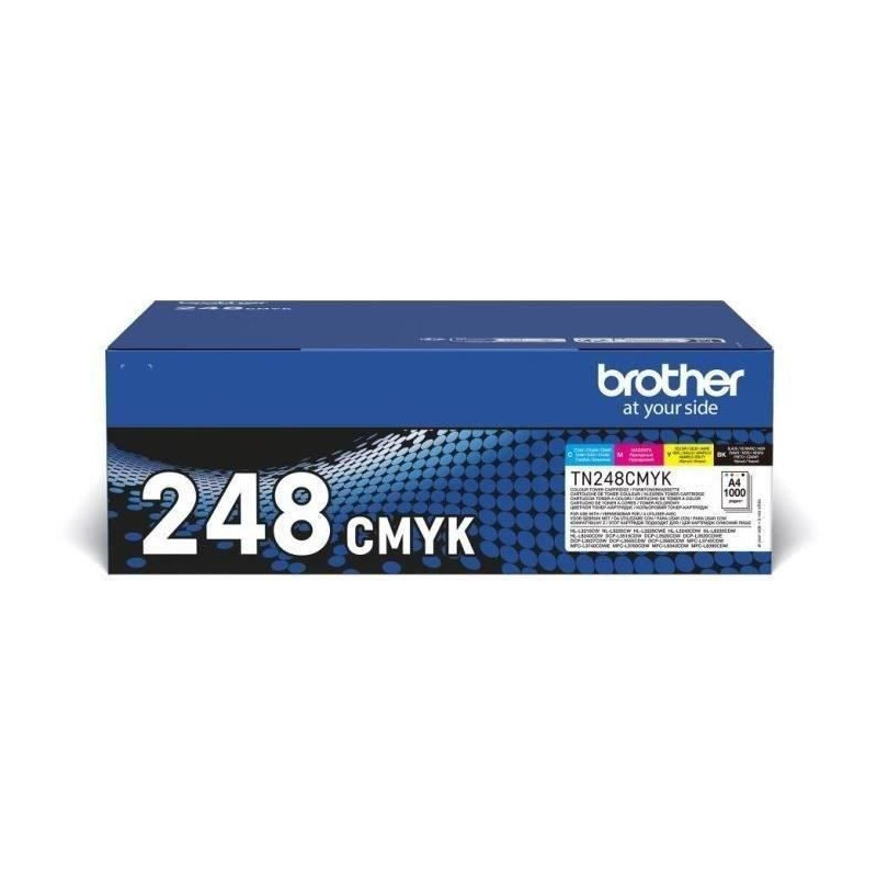 Standard Toner Pack - BROTHER - TN248VAL - Cyan Magenta Yellow Black -