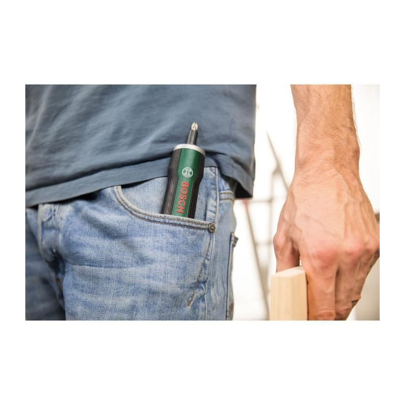 BOSCH PushDrive Cordless Screwdriver - Lithium Ion Battery