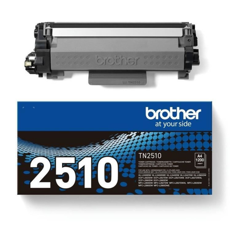 Brother TN2510 standard black toner - 1200 pages