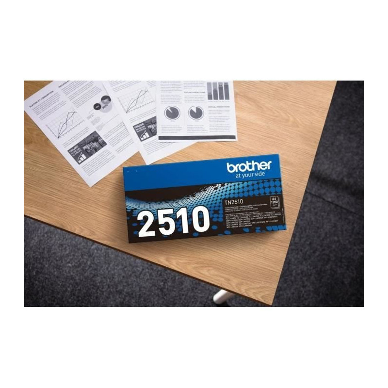 Brother TN2510 standard black toner - 1200 pages