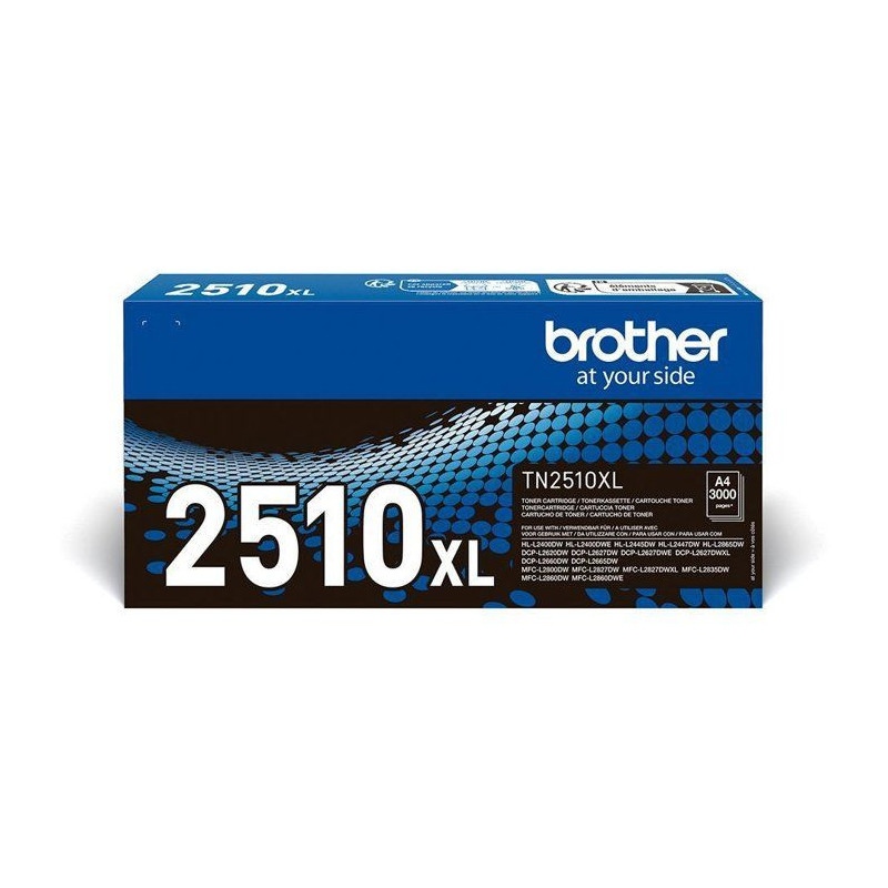 Brother TN2510XL High Yield Black Toner - 3000 pages