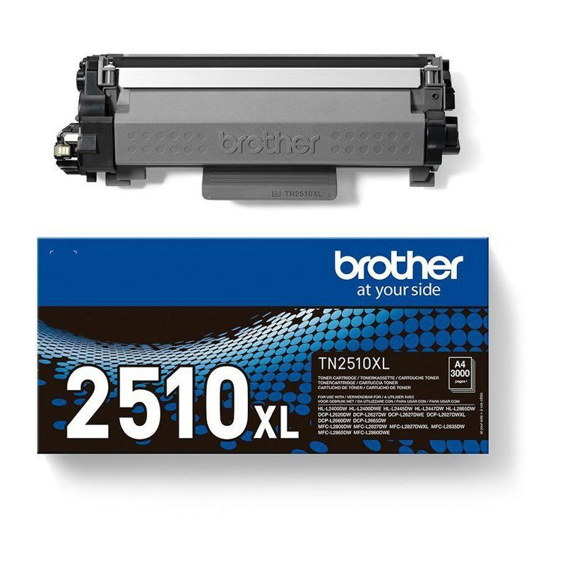 Brother TN2510XL High Yield Black Toner - 3000 pages