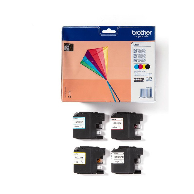 Cartouches BROTHER LC-223 Multipack
