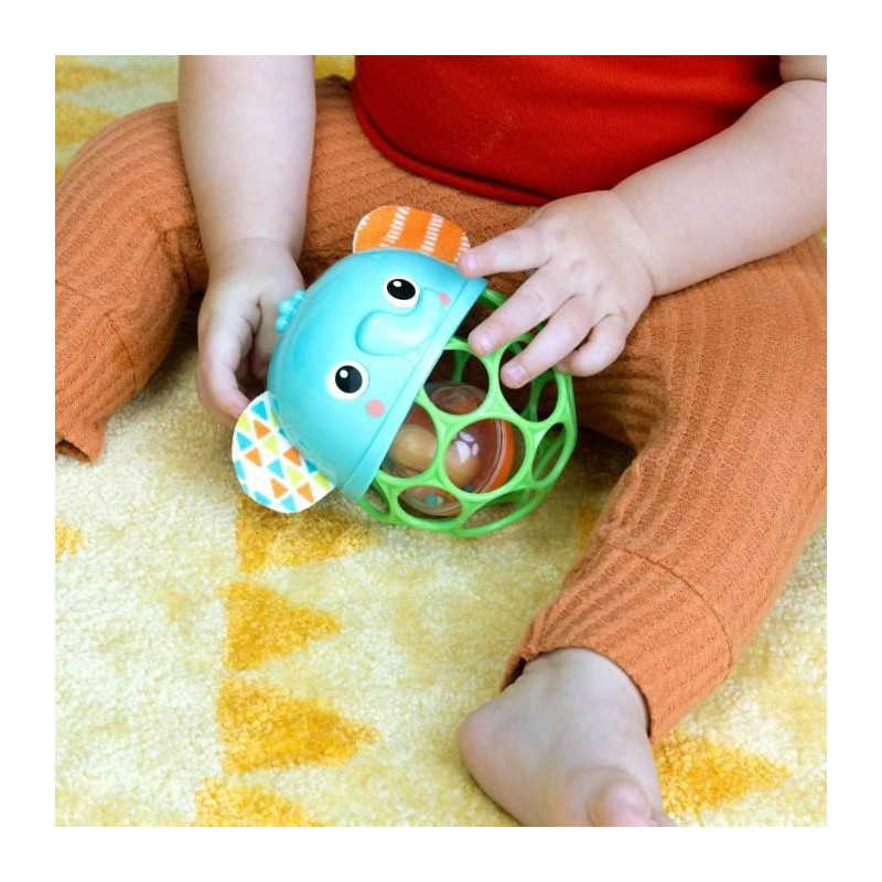 Light-up musical rattle - BRIGHT STARTS - Giggle & Glow - Elephant toy