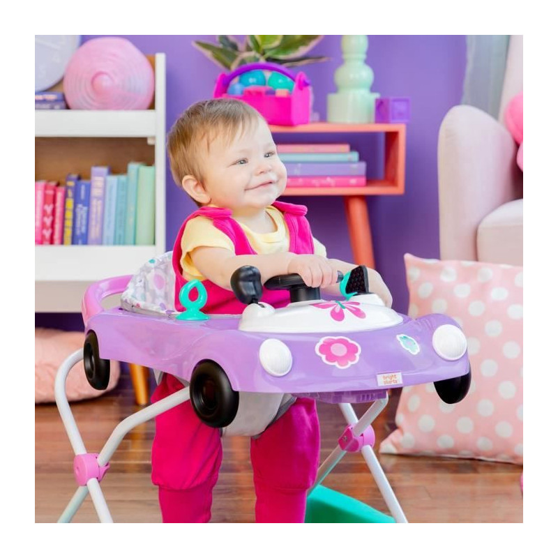 BRIGHT STARTS 3-in-1 walker, small racing car, 3 evolving play modes,