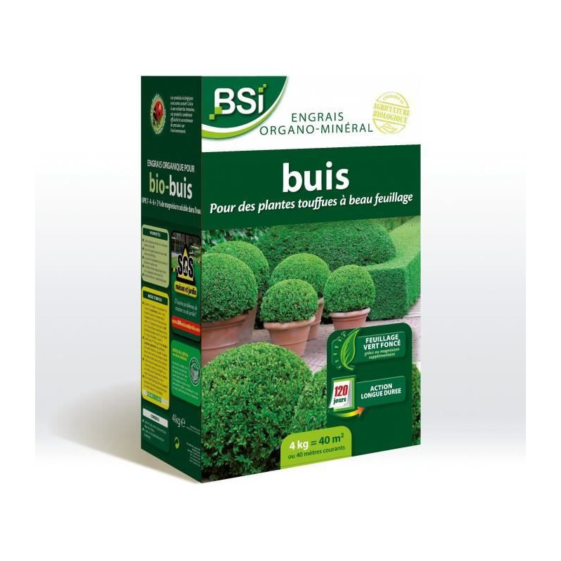 BSI - Organic Boxwood Fertilizer - Sparkling, Dark Green Foliage - Lon