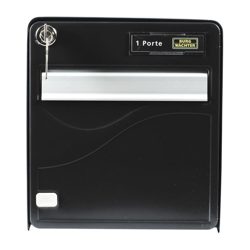 BURG WACHTER BALTIC 1-door mailbox - Galvanized steel - Side opening -